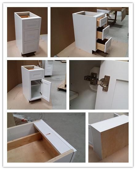 White Shaker Rta Solid Wood Kitchen Cabinets Modern Style Furniture