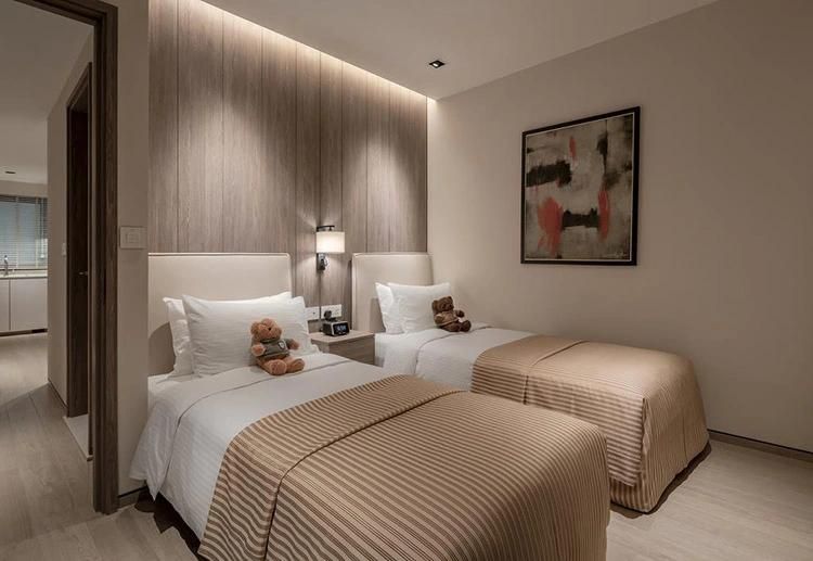 Complete Custom Made Service Modern Hotel Bed Room Set Apartment Furniture Set 5 Star