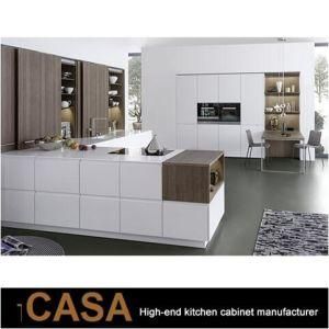 Open Kitchen Furniture for Living Room with Shelf &Island Fashion Design