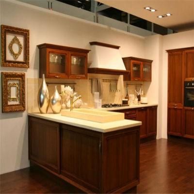 New Design Modern Solid Wood Kitchen Cabinet