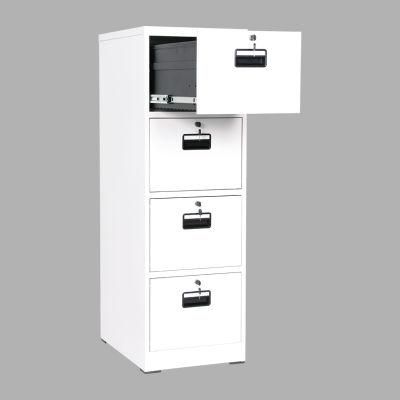Commercial Stainless Steel 4 Drawer Cabinet 18&quot; 4 Drawer Metal Letter File Cabinet