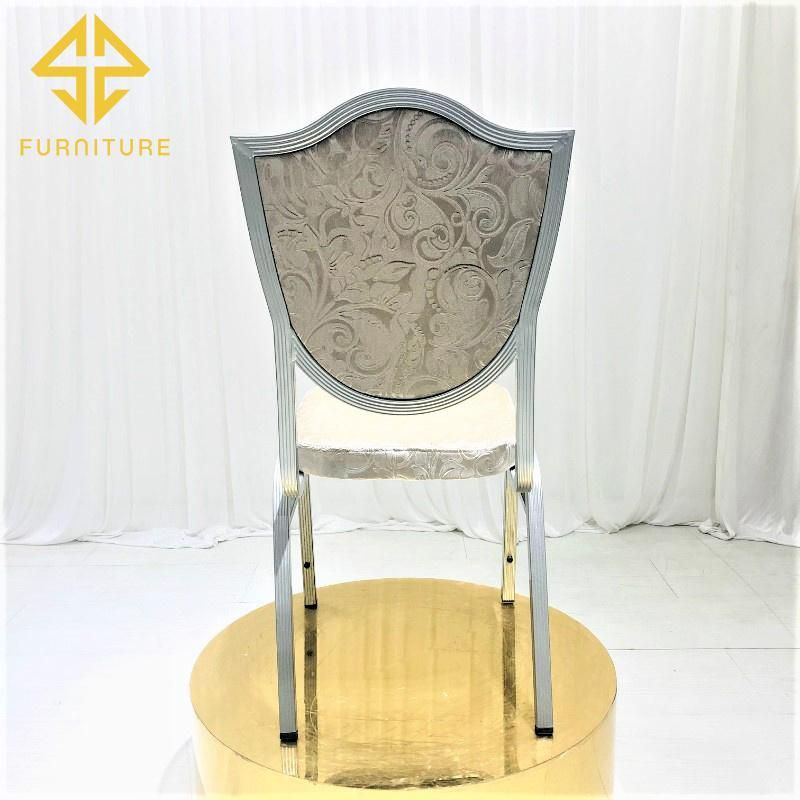 Romantic Silver Design Metal Event Wedding Chairs