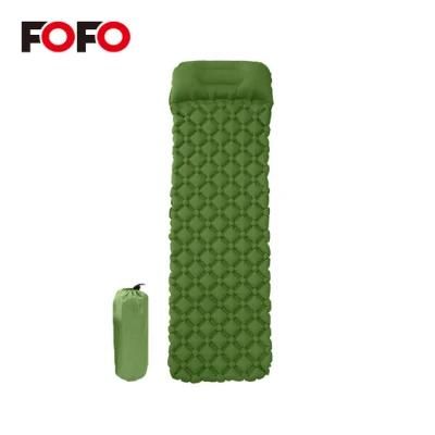 Stock Air Mattress Sleeping Airbed Outdoor Camping with Pillow