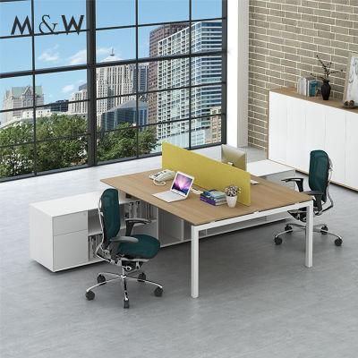 Foshan Office Furniture Modern Workstation Desk File Cabinet MDF Office Desk