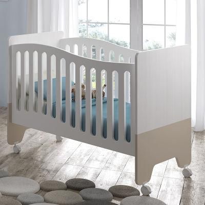 Nova High Quality Color Customize Modern Design Solid Wood Baby Crib Safe Cot Bed Furniture Set