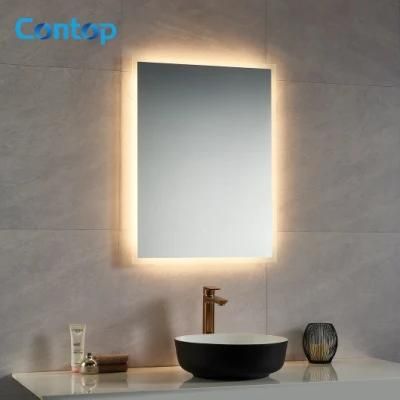 SAA Approval Australia Standard Customized Size Morden Style Waterproof Metal LED Mirror for Bathroom Decorating