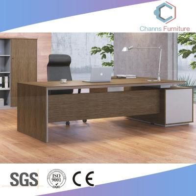 Project Design L Shape Executive Table Wooden Office Furniture (CAS-M1773)