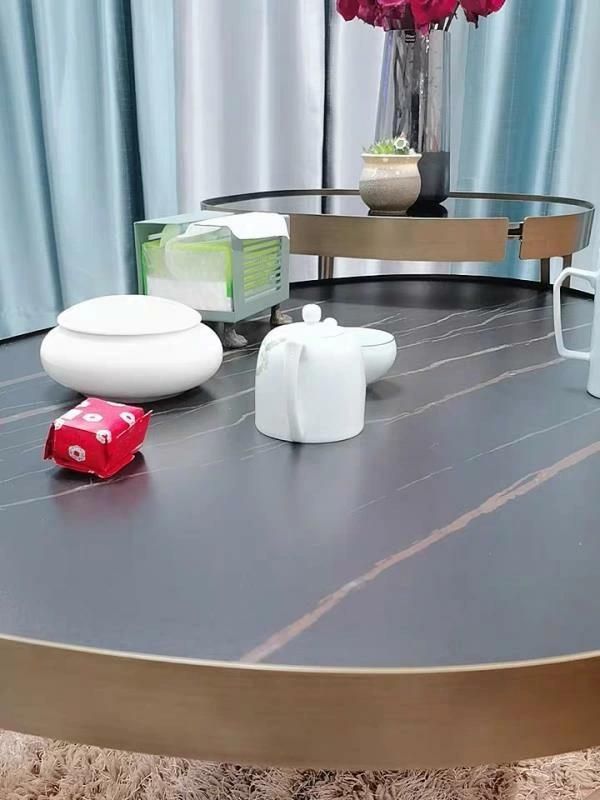 Modern Furniture Special Shape Marble Tea Table