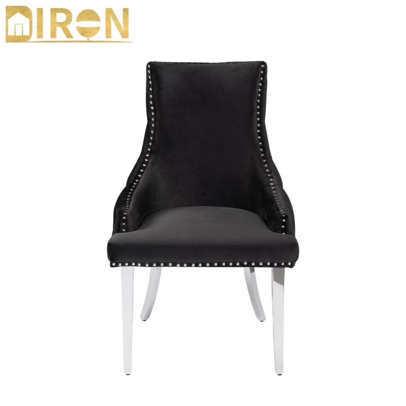 Stainless Steel Modern Diron Carton Box Bar Chairs Restaurant Furniture