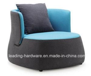 Upholstery Soft Round Single Seater Sofa