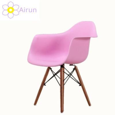 Nordic Modern Plastic Wooden Legs Designs Dining Chair Restaurant Room Dinning Chairs