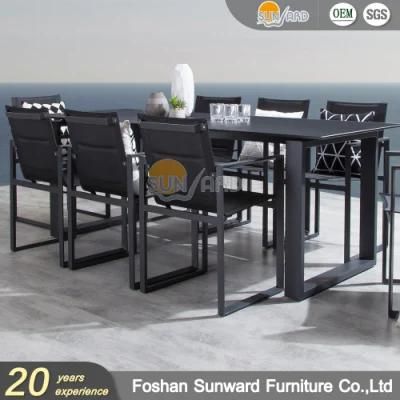 Customized Garden Resort Hotel Outdoor Leisure Patio Dining Restaurant Aluminum Balcony Bamboo Furniture