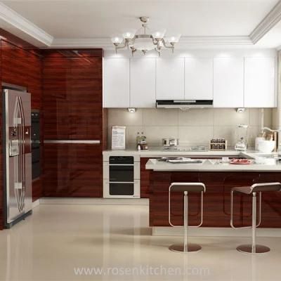 Wholesale Modern High End MDF Wooden Lacquer Kitchen Cabinet