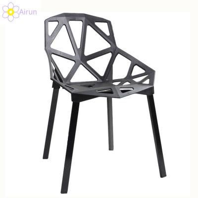 Wholesale Hot Sale New Model Promotion Metal Legs Italian Outdoor Plastic Chair