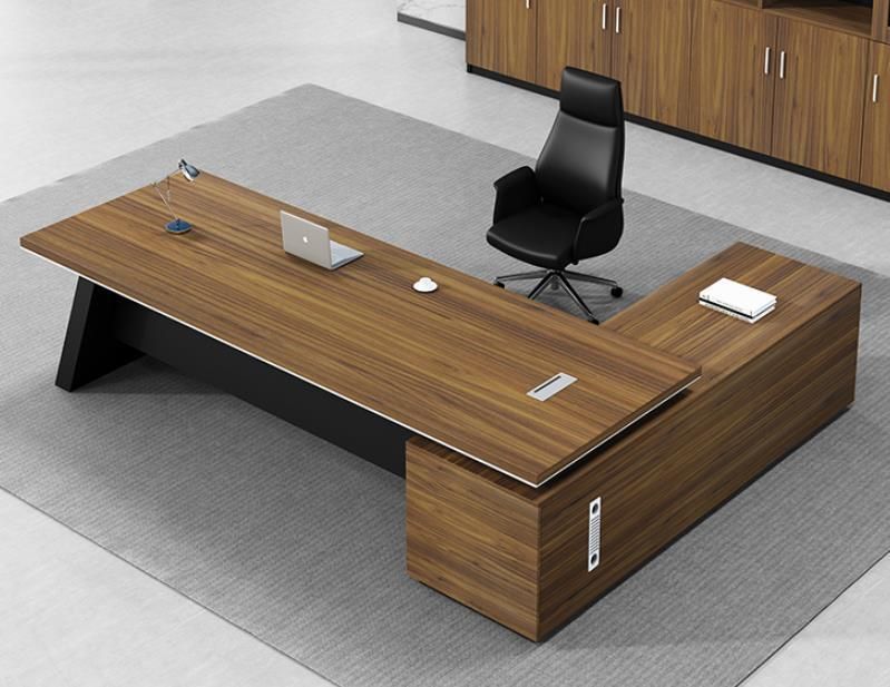 Modern Competitive Price Modular Manager L-Shape Office Furniture Executive Table