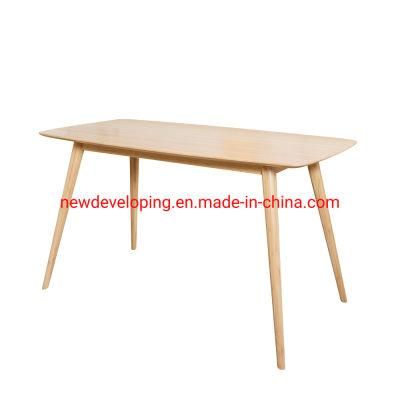 Chinese Supplier Living Room Furniture Wood Bamboo Panel Design Modern Dinner Table Home
