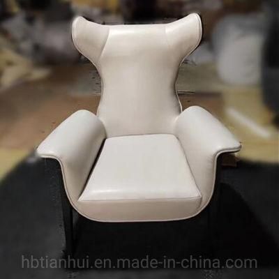 Modern Design Living Room Furniture Leather Lounge Arm Chair Luxury Lobby Living Room Chairs