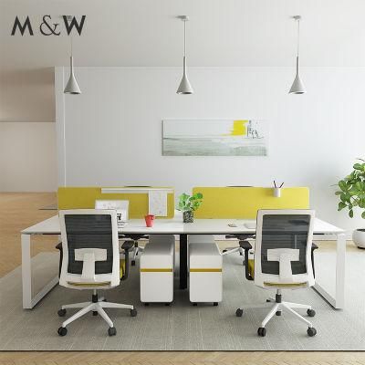 Factory Wholesale Desk Steel Table MDF Standard Workstation Size Office Furniture
