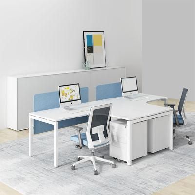 Modern Design Office Furniture Double Two Side Workstation 2 Person Office Desk