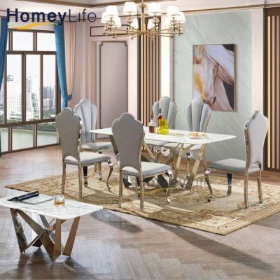 China Best Selling Hotel Furniture Modern Marble Dining Tables