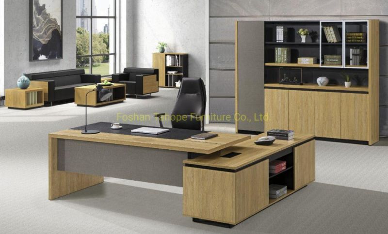 Modern Muti-Functional Office Furniture Melamine Executive Manager Desk