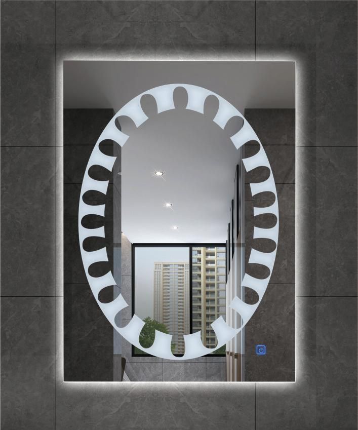 LED Vanity Mirrors for Bathrooms Modern Frameless Wall Mounted Illuminated Luxury LED Light