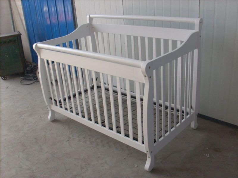 Modern Wood Baby Cot Furniture Bumper Breathable Low Price