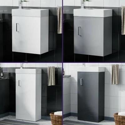 Small Bathroom Furniture Cloakroom Basin Sink Vanity Bathroom Cabinet Unit