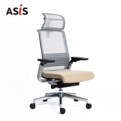 Asis Match High Back Mesh Fabric Swivel Lumbar Supported Ergonomic Modern European Style Office Furniture