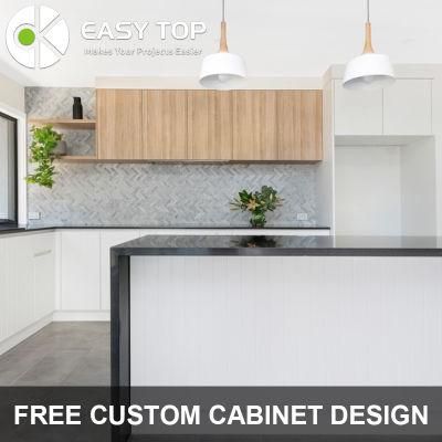 Modern Design Fashionable Cupboard Wooden Vaneer Modular Kitchen Cabinets Furniture