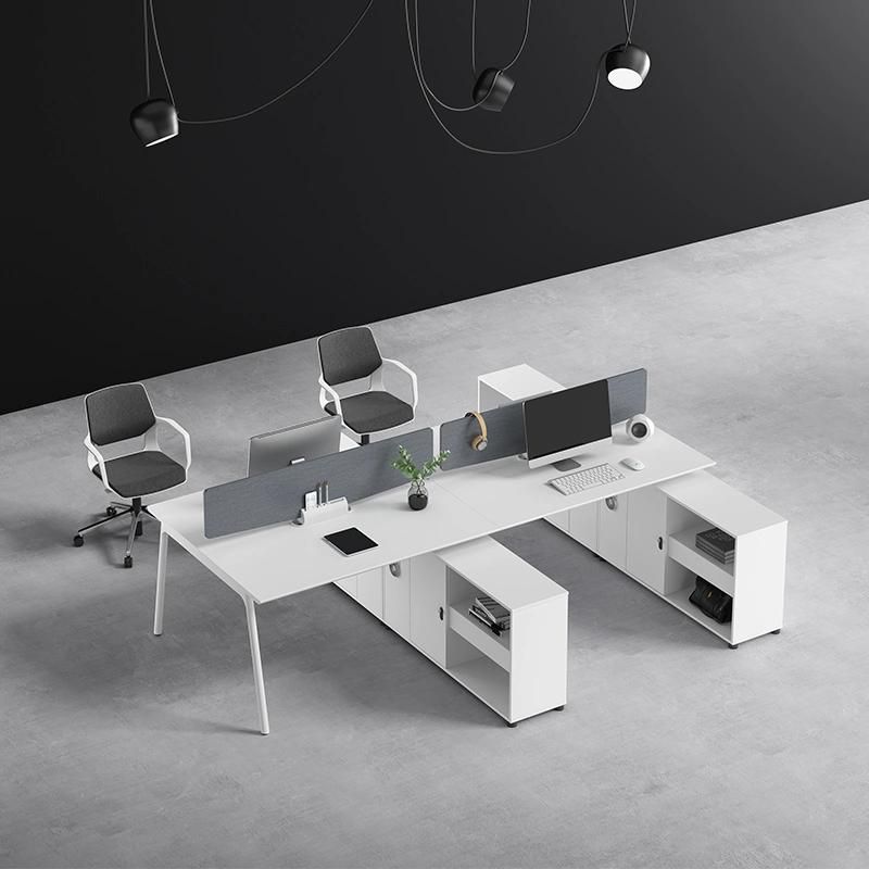 High Quality Modern Furniture Four Seat Office Workstation Office Desk