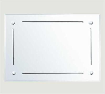 Rectangle Simple Pure Wall Classic Bathroom Sliver Mirror