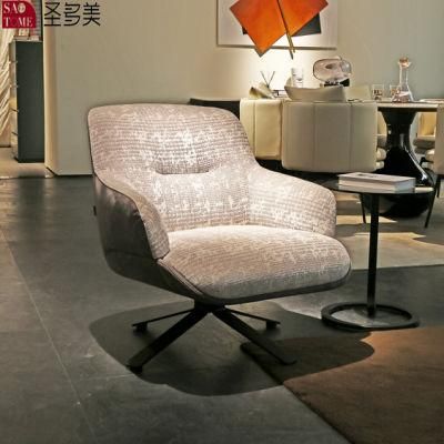 New Style Metal Steel Fabric/Leather Leisure Sofa Chair