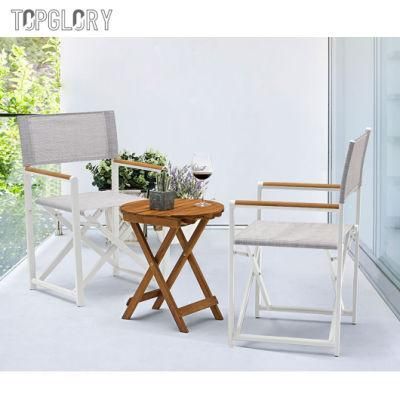 Hot Sale Folds Easily Style Garden Modern Home Balcony Patio Textilene Furniture Outdoor Chair