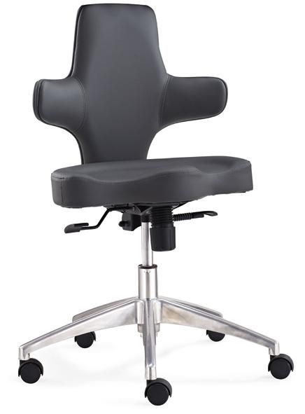 Swivel Adjustable Modern Office Chair with Ergonomic Saddle Seat