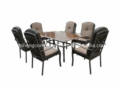Modern Restaurant Metal Furniture Table Chair Set Dining Furniture Set outdoor Table and Chair Set