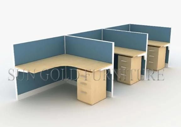 3 Person Seats Modern Office Partition Cubicle Desk (SZ-WS143)