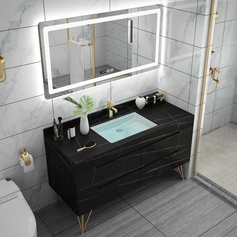 Cabinet Living Room Black Bathroom Cabinets with Bathroom Smart Mirror