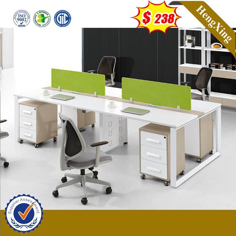 Good Quality Opened Style Modern Metal Base Melamine Office Workstation Furniture (HX-8PTU04)