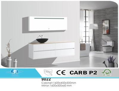 Chinese Attractive Melamine Bathroom Cabinet with Single Basin
