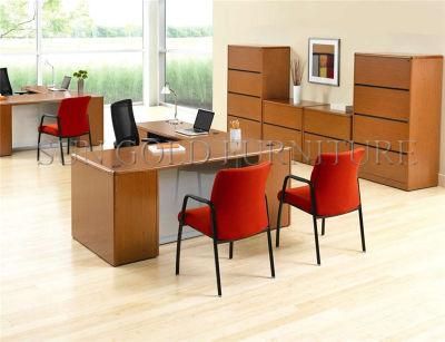Wooden Manager Office Desk One Person Seat China Wholesale Sz-Wsj005