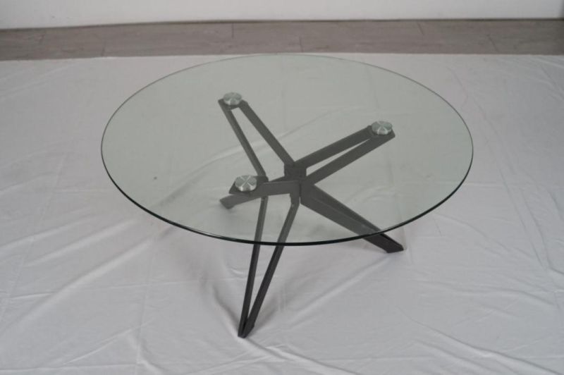 New Style Separate Round Home Furniture Living Room Modern Glass Top Coffee Table