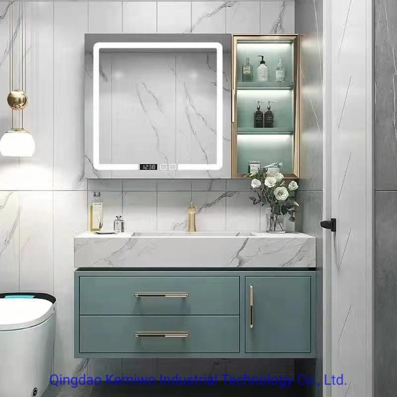 Modern Wall Mounted Bathroom Cabinet with LED HD Mirror