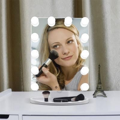 LED Products Table Vanity Makeup Hollywood Mirror with Bulbs for Girl Cosmetic