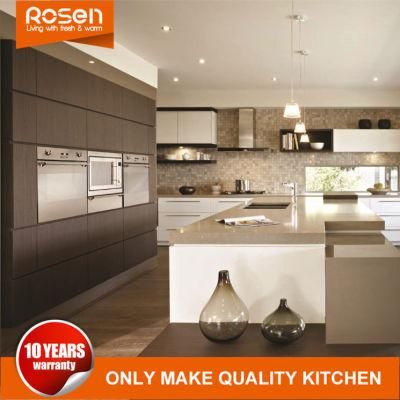 Modern Simple Style Glossy Lacquer Kitchen Cabinet with Handle Free