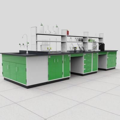 High Quality Wholesale Custom Cheap Bio Steel Hexagonal Lab Bench, The Newest Hospital Steel Mobile Lab Work Furniture/