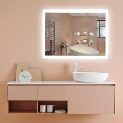 Wall-Mounted LED Mirror for Home Hotel Bathroom Salon Decoration