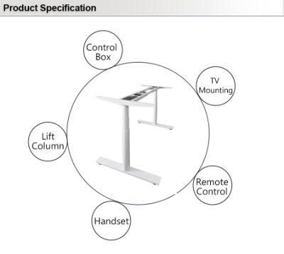 Furniture Height Adjustable Conference Ergonomic Electric Lifting Sit Standing Table Office Desk