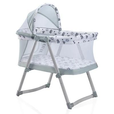 Portable Baby Sleeping Crib Easy Folding with Mosquito Net Cradle
