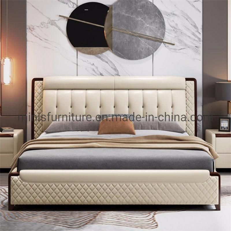 (MN-MB106) Home Bedroom Furniture Modern King/Queen Size Bed